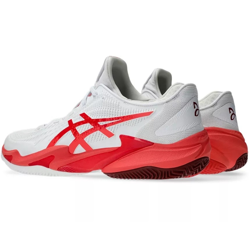 Asics Court FF 3 Novak Clay White Red Sneakers