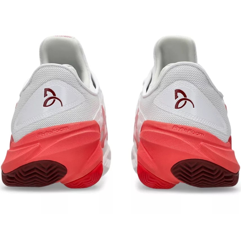 Asics Court FF 3 Novak Clay White Red Sneakers
