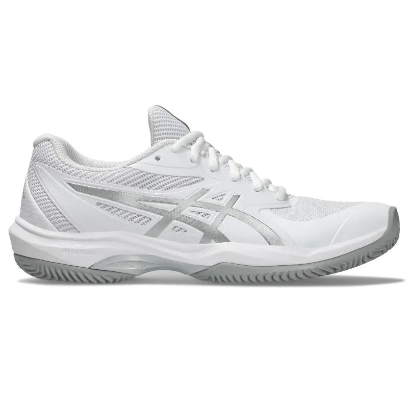 Asics Game FF Clay White Silver Women''''s Sneakers