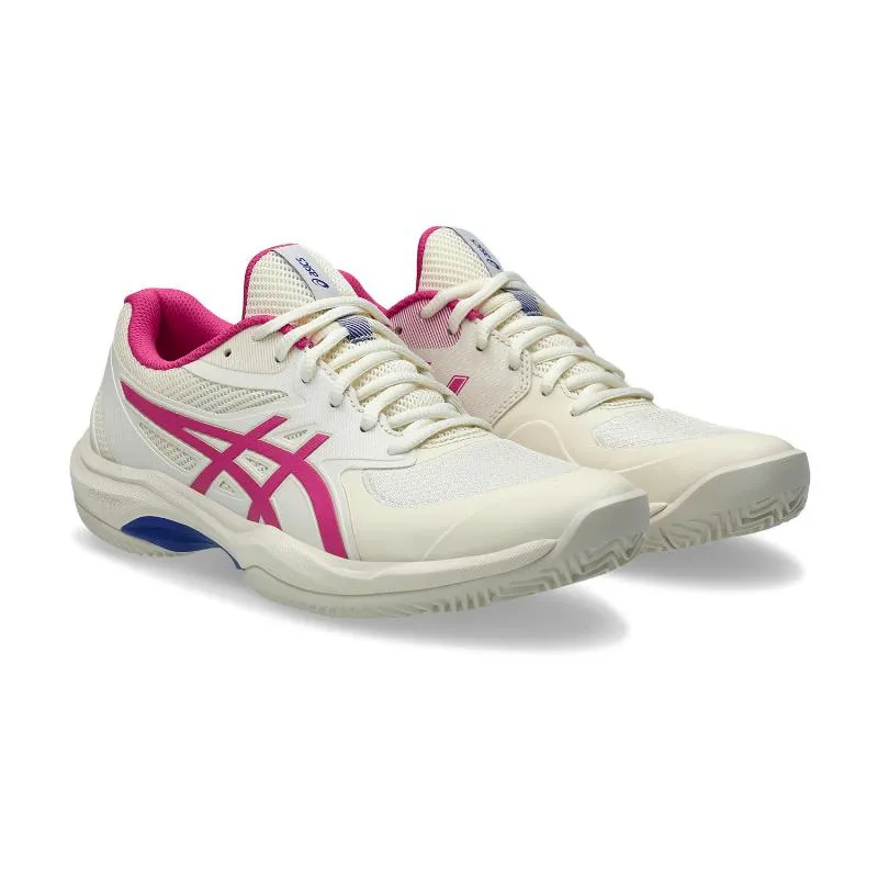 Asics Game FF Clay Cream Bright Pink Women's Sneakers