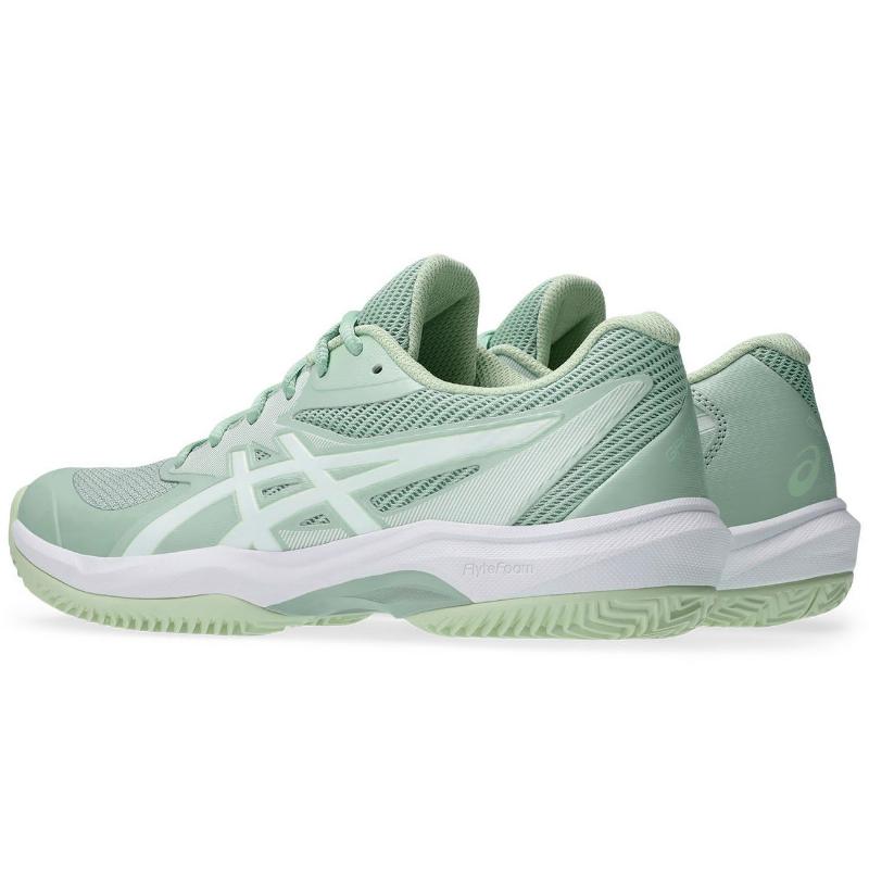 Asics Game FF Clay Lichen Green White Women''s Sneakers