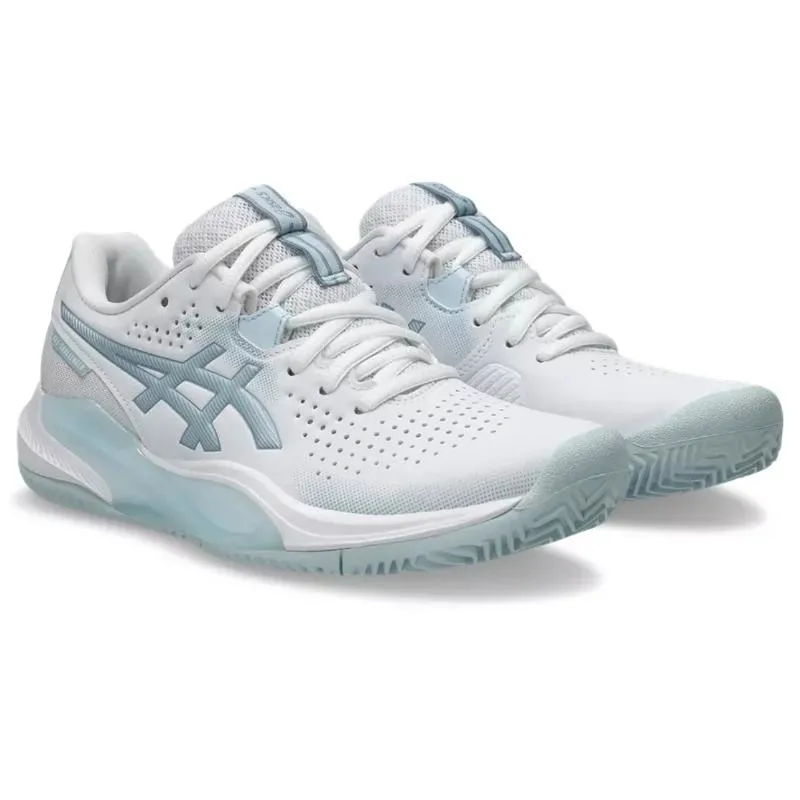 Asics Gel Challenger 15 Clay White Blue Women''''s Sneakers
