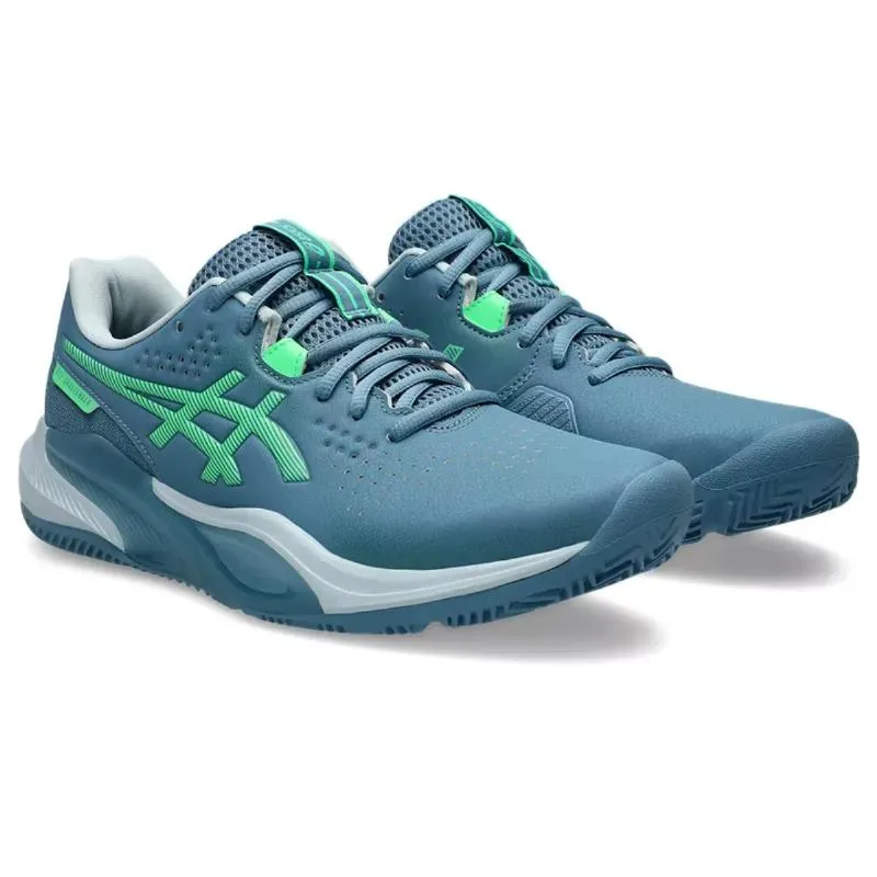 Asics Gel Challenger 15 Padel Blue Green Sneakers