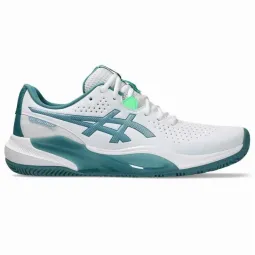 Asics Gel Challenger 15 Padel White Pine Green Sneakers