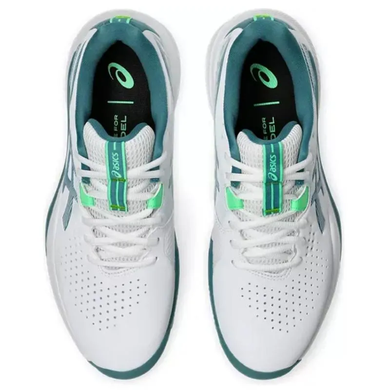 Asics Gel Challenger 15 Padel White Pine Green Sneakers