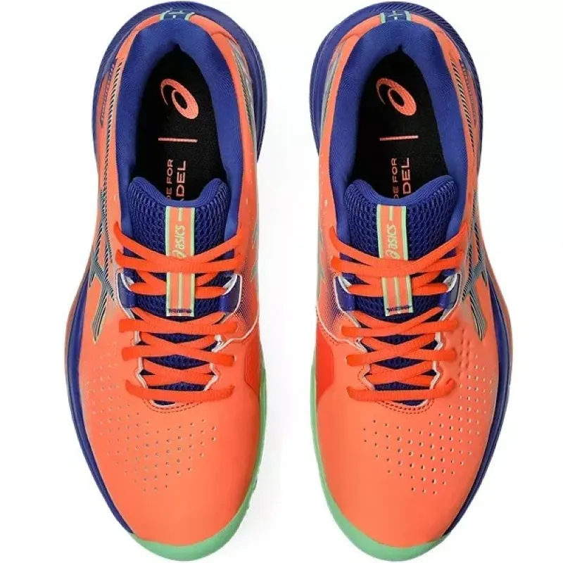 Asics Gel Challenger 15 Padel Coral Cobalt Blue Sneakers
