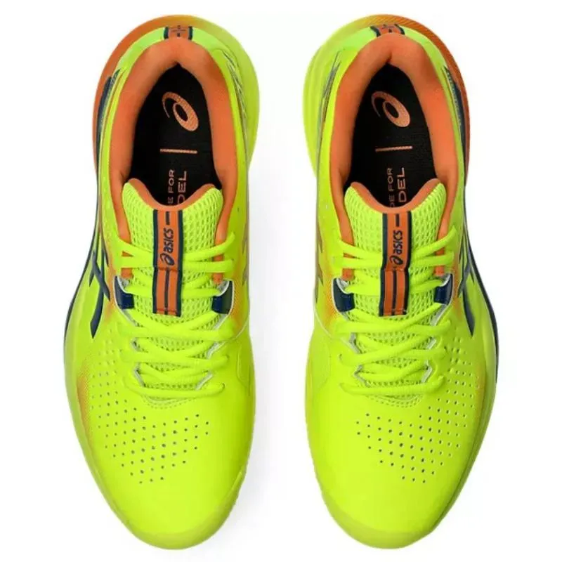 Asics Gel Challenger 15 Padel L.E Yellow Dark Blue Sneakers