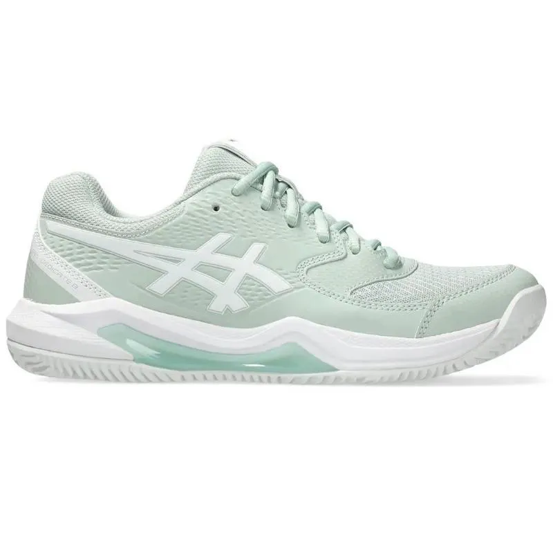 Asics Gel Dedicate 8 Clay Lichen Green White Women's Sneakers
