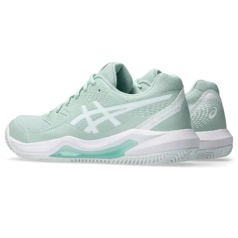 Asics Gel Dedicate 8 Clay Lichen Green White Women's Sneakers