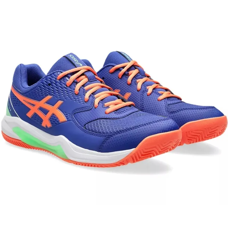 Asics Gel Dedicate 8 Padel Cobalt Blue Coral Sneakers