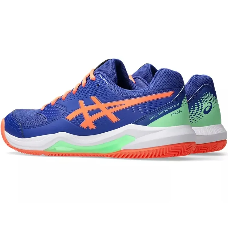 Asics Gel Dedicate 8 Padel Cobalt Blue Coral Sneakers