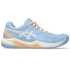 Asics Gel Dedicate 8 Padel Blau Stone Cream Damen Laufschuh
