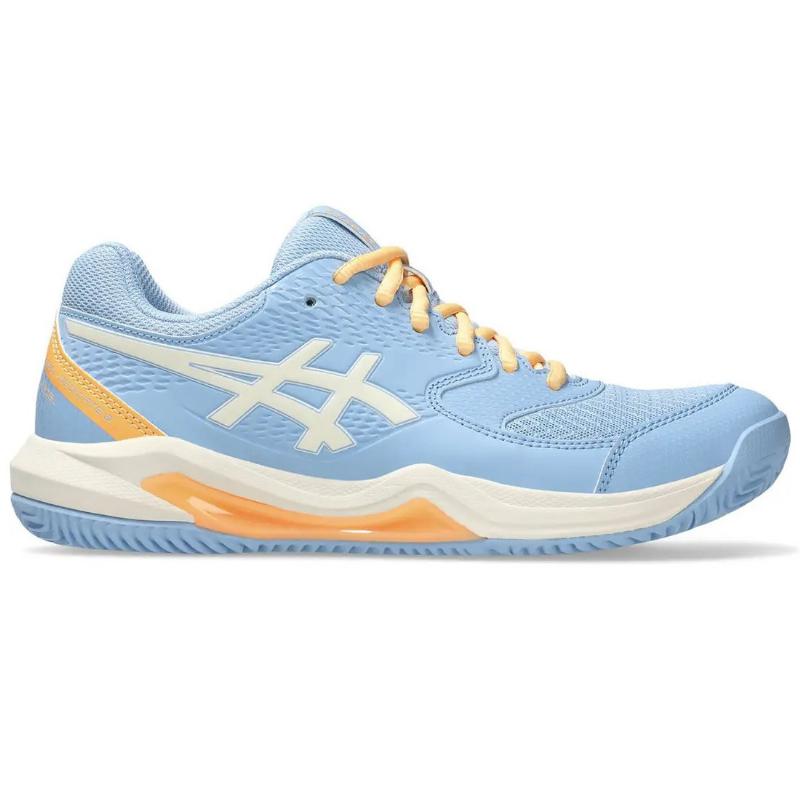 Asics Gel Dedicate 8 Padel Blau Stone Cream Damen Laufschuh
