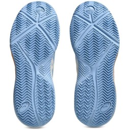 Asics Gel Dedicate 8 Padel Blau Stone Cream Damen Laufschuh
