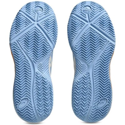 Asics Gel Dedicate 8 Padel Blue Stone Cream Women''s Shoes