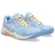 Asics Gel Dedicate 8 Padel Blau Stone Cream Damen Laufschuh