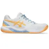 Asics Gel Dedicate 8 Padel White Orange Women's Sneakers