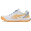 Asics Gel Dedicate 8 Padel White Orange Women's Sneakers
