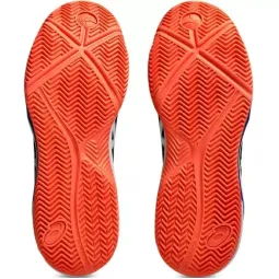 Asics Gel Dedicate 8 Padel White Black Blue Sneakers