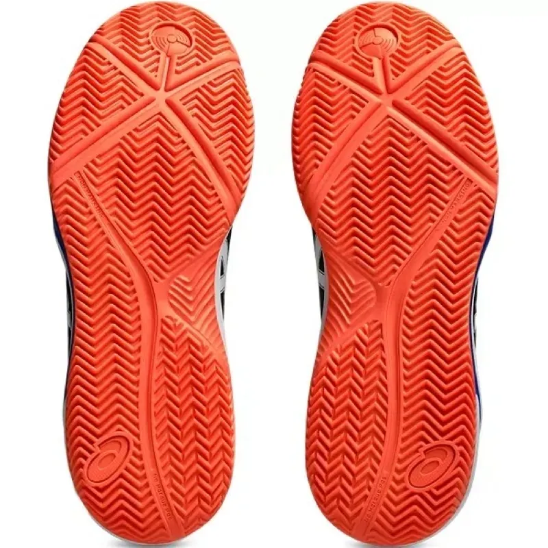 Asics Gel Dedicate 8 Padel White Black Blue Sneakers