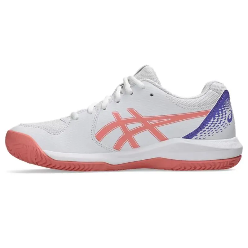 Asics Gel Dedicate 8 Padel White Pink Women''''s Sneakers