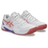 Asics Gel Dedicate 8 Padel White Pink Women''''s Sneakers