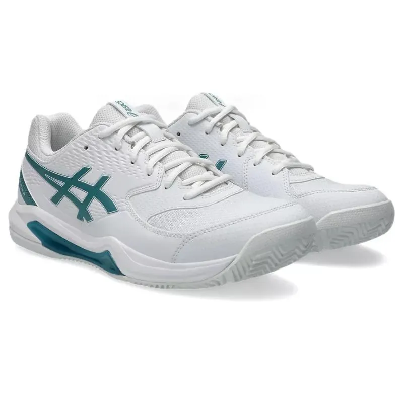 Asics Gel Dedicate 8 Padel White Pine Green Sneakers