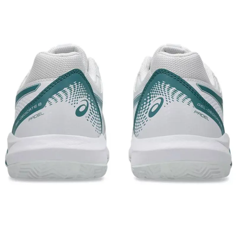 Asics Gel Dedicate 8 Padel White Pine Green Sneakers