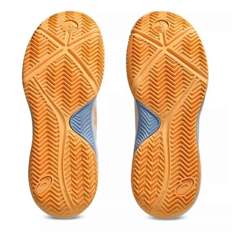 Asics Gel Dedicate 8 Padel GS White Orange Junior Sneakers