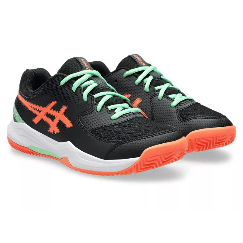 Asics Gel Dedicate 8 Padel GS Black Coral Junior Sneakers
