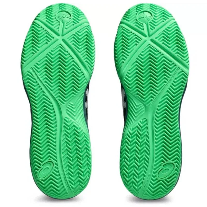 Asics Gel Dedicate 8 Padel Black Green Sneakers