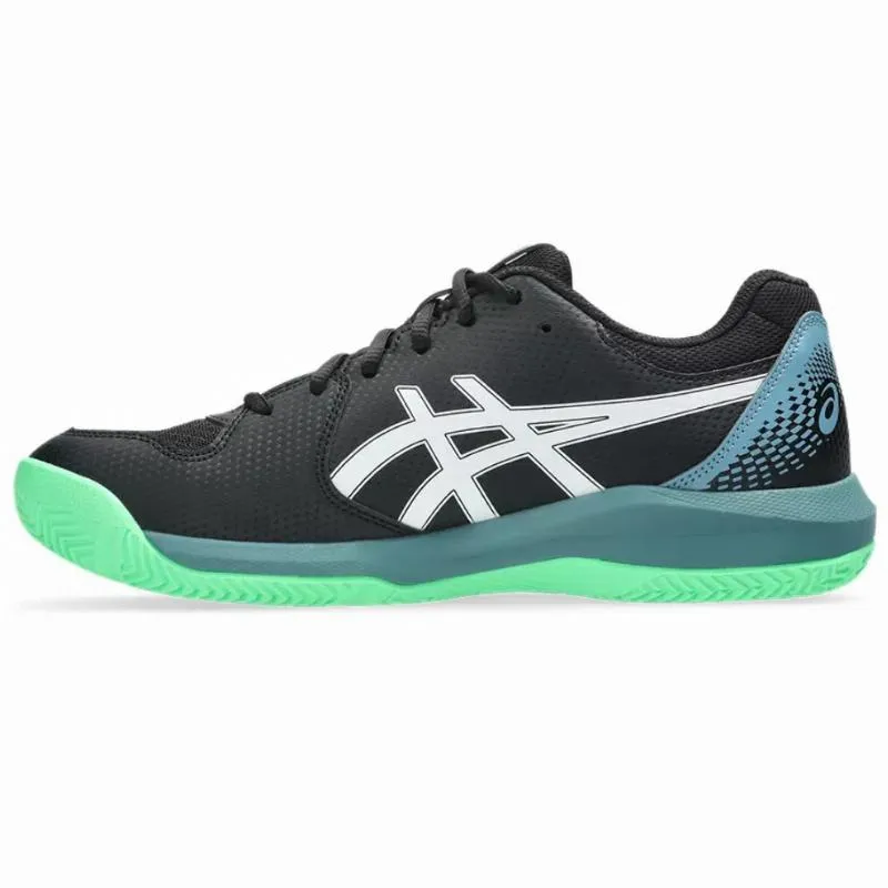 Asics Gel Dedicate 8 Padel Black Green Sneakers