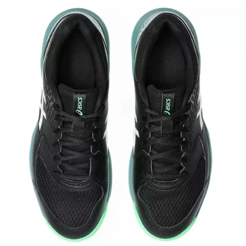 Asics Gel Dedicate 8 Padel Black Green Sneakers
