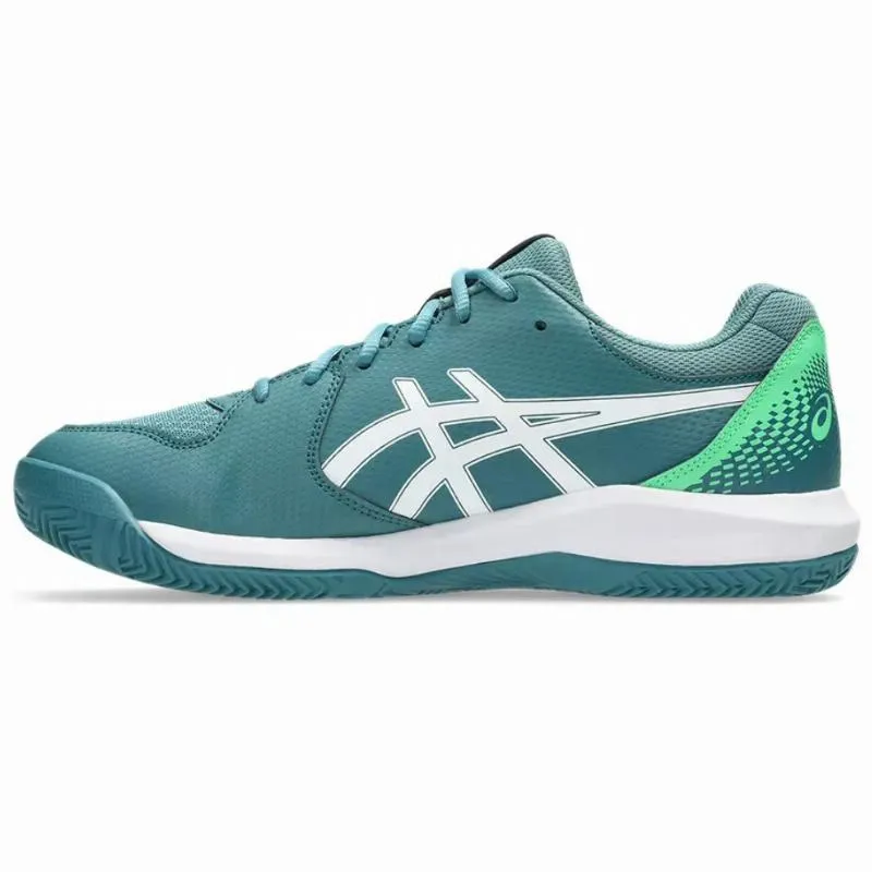 Asics Gel Dedicate 8 Padel Shoes Pine Green White