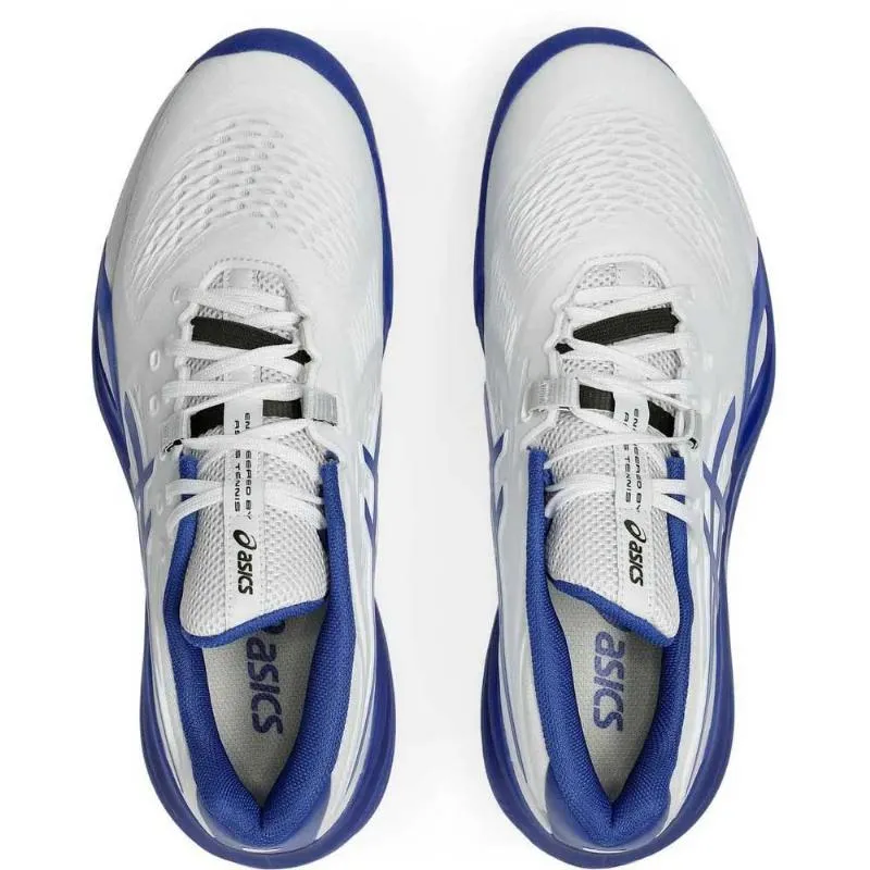 Asics Gel Resolution X Blanc bleu cobalt