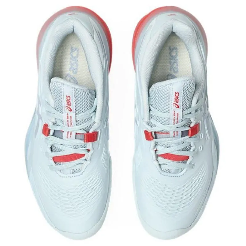 Asics Gel Resolution X Clay Sky Blue Gray Women''''s Sneakers