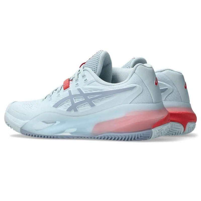 Asics Gel Resolution X Clay Sky Blue Gray Women''''s Sneakers
