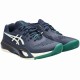 Asics Gel Resolution X Clay Midnight Blue Cream Sneakers