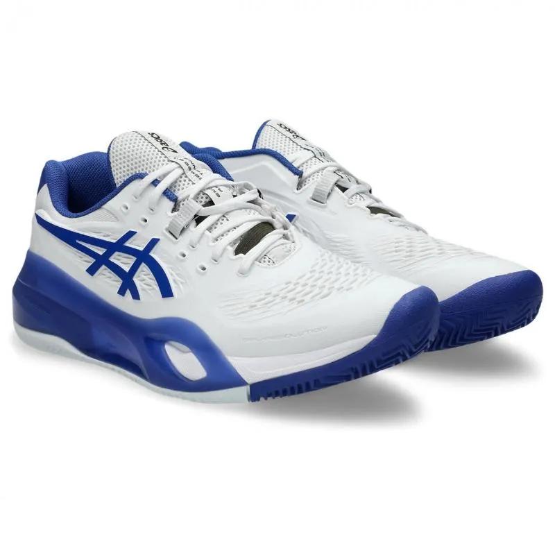 Asics Gel Resolution X Clay White Cobalt Blue Sneakers