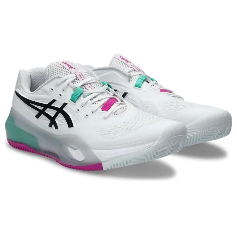 Asics Gel Resolution X Clay White Aurora Green Sneakers
