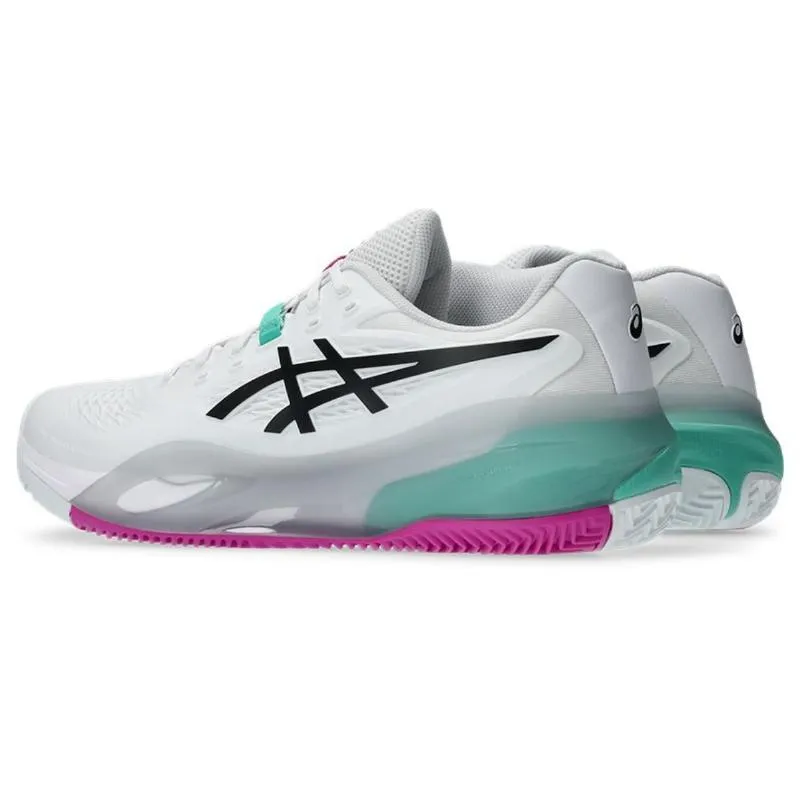 Asics Gel Resolution X Clay White Aurora Green Sneakers