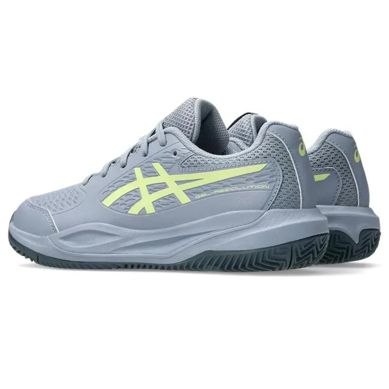 Asics Gel Resolution X Clay GS Gray Pistachio Blue Junior Sneakers