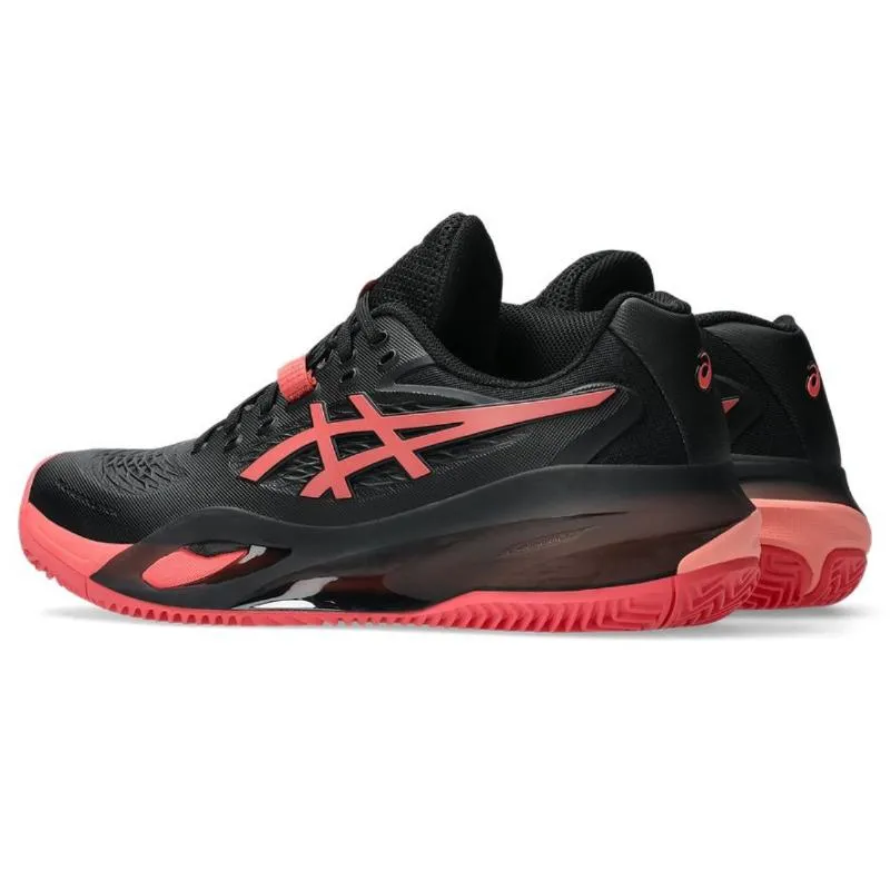 Asics Gel Resolution X Clay Black Red Women''''s Sneakers