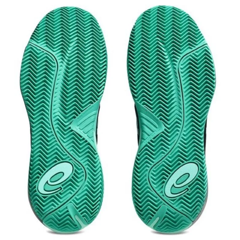 Asics Gel Resolution X Clay Black Aurora Green Sneakers