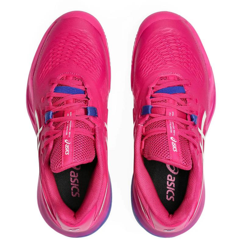 Zapatillas Asics Gel Resolution X Clay Rosa Brillante Crema Mujer