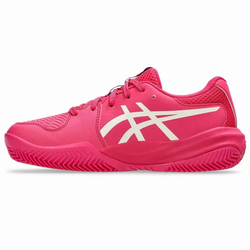 Asics Gel Resolution X Clay GS Bright Pink Cream Junior Sneakers