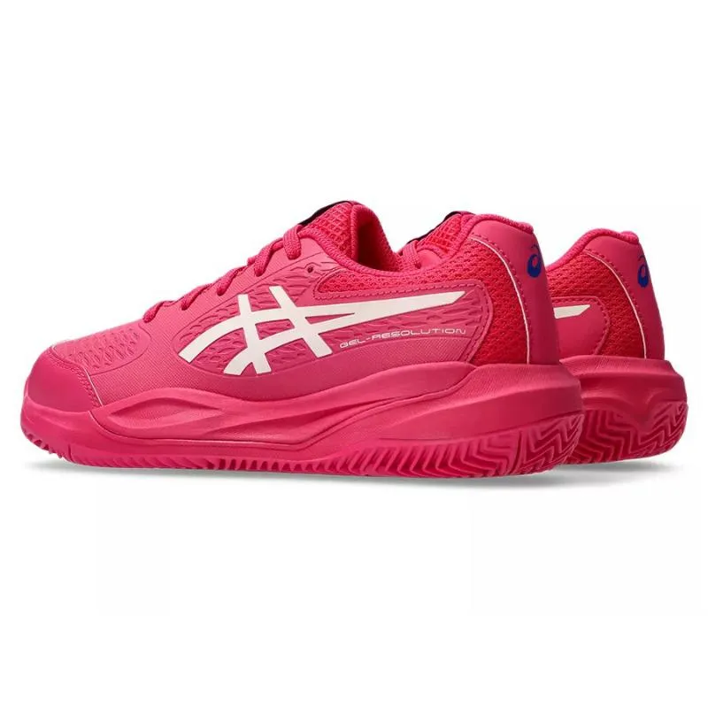 Asics Gel Resolution X Clay GS Bright Pink Cream Junior Sneakers