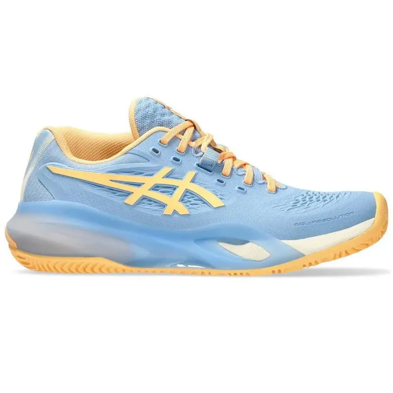 Asics Gel Resolution X Padel Blue Stone Orange Women''s Sneakers