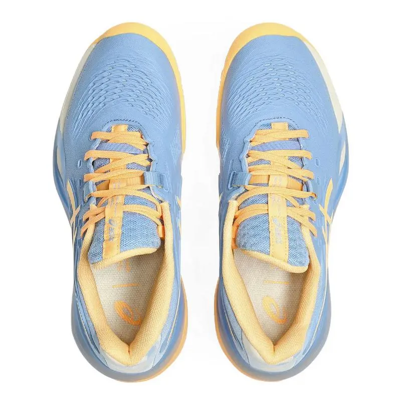 Asics Gel Resolution X Padel Blue Stone Orange Women''s Sneakers