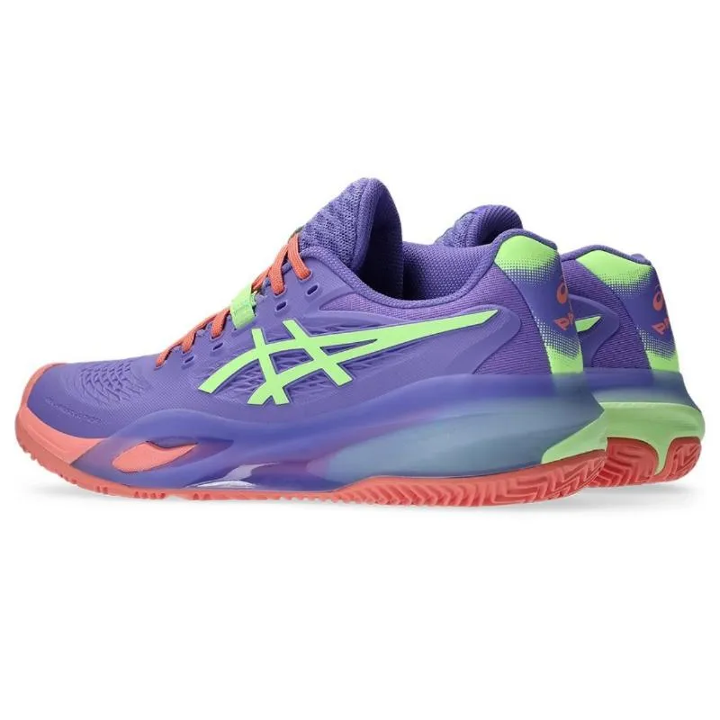 Asics Gel Resolution X Padel Purple Green Women's Sneakers